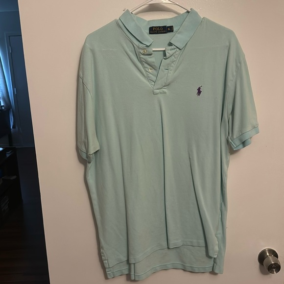 Turquoise Ralph Lauren Polo Shirt - Size XL - Short Sleeve - Picture 1 of 4